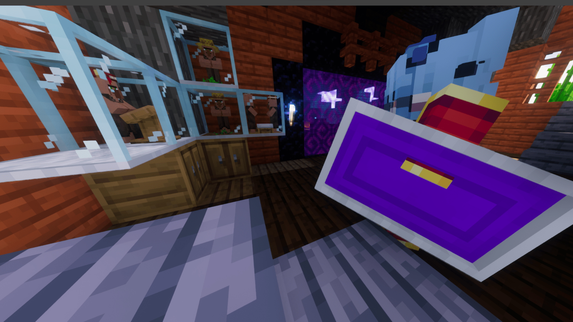 那面盾牌看起来真不错...