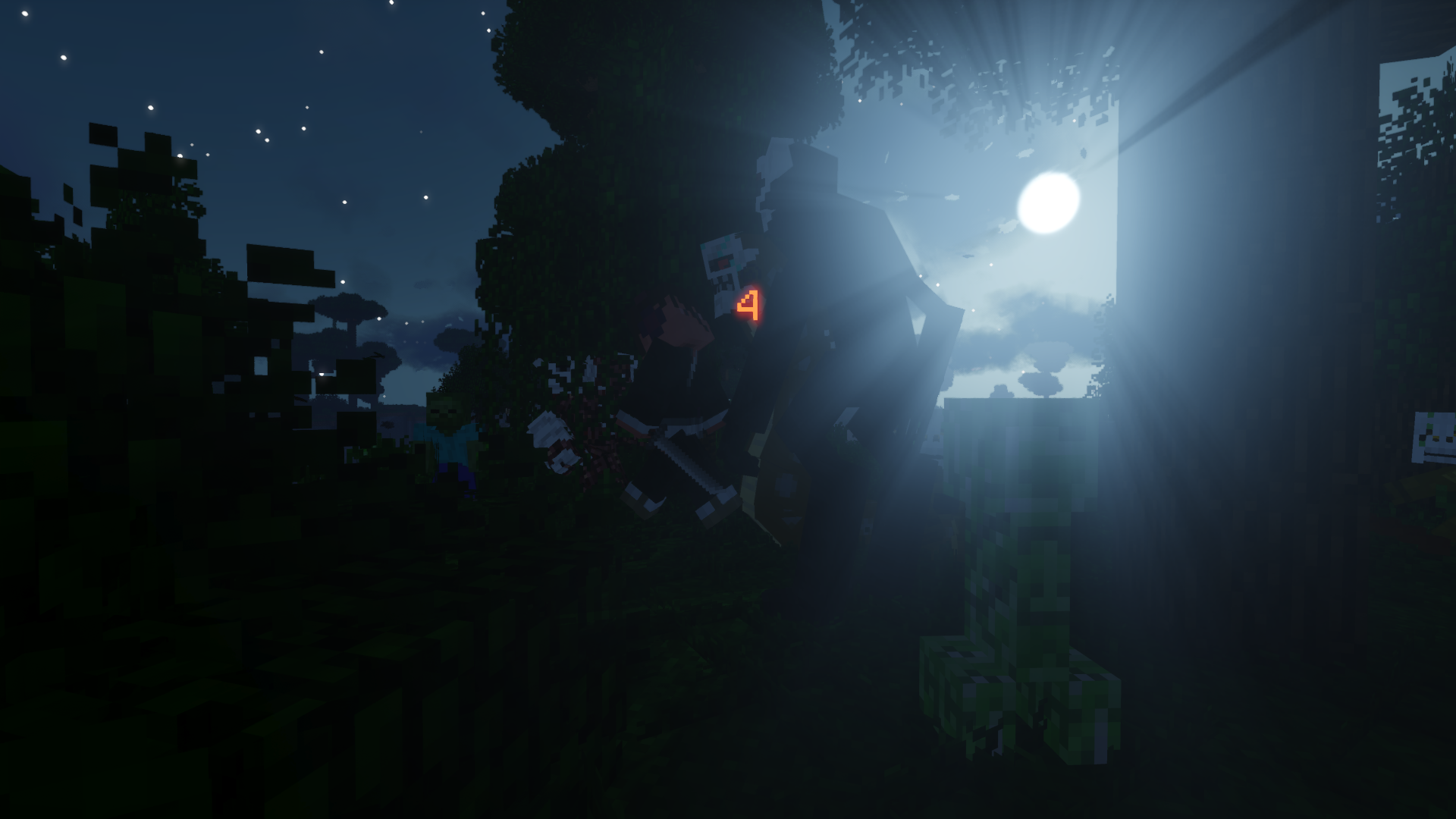 死神被虚群包围