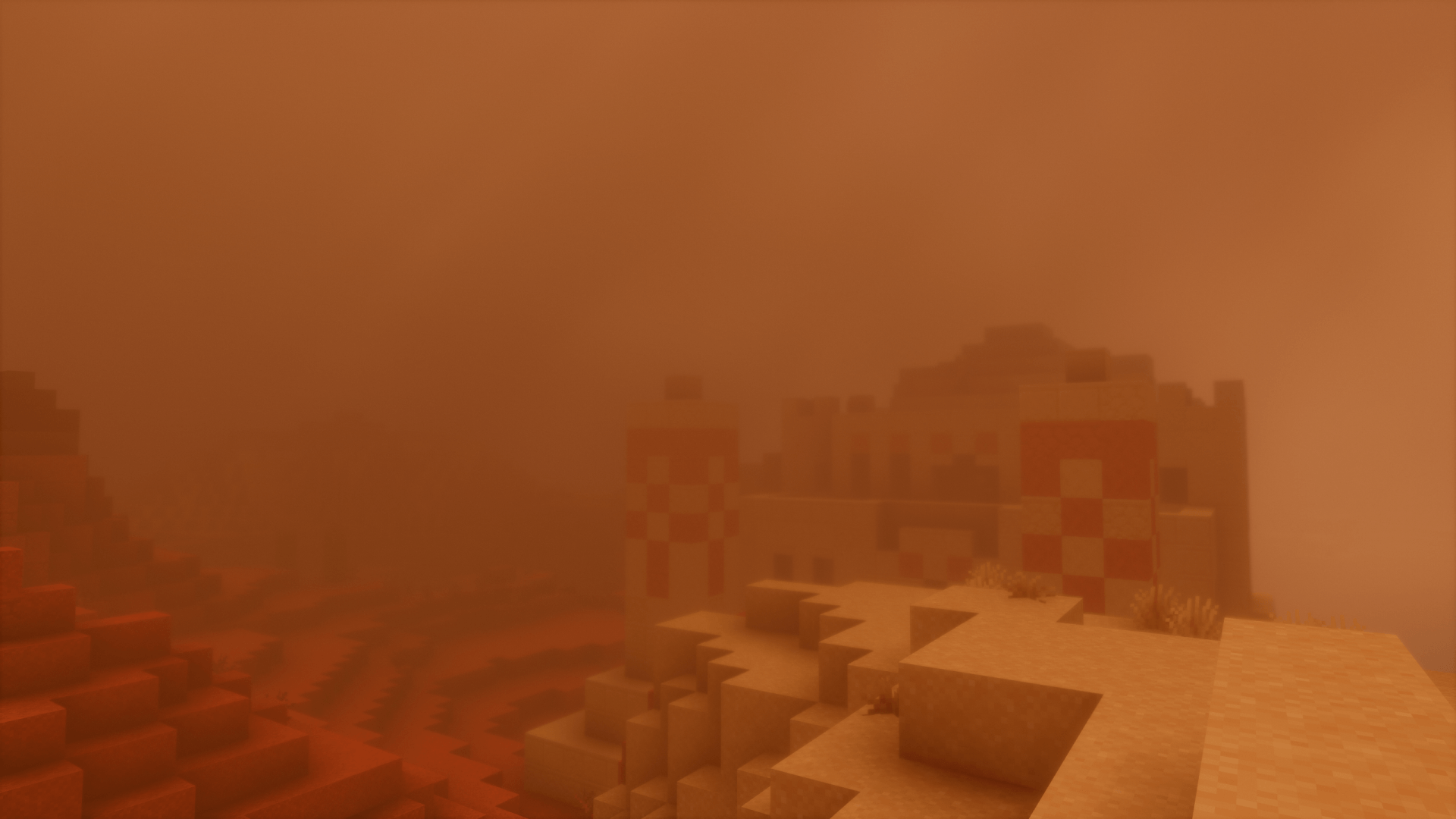 雷暴天气中的沙尘暴\n