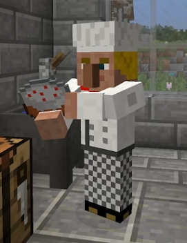 厨师正在准备蛋糕坯