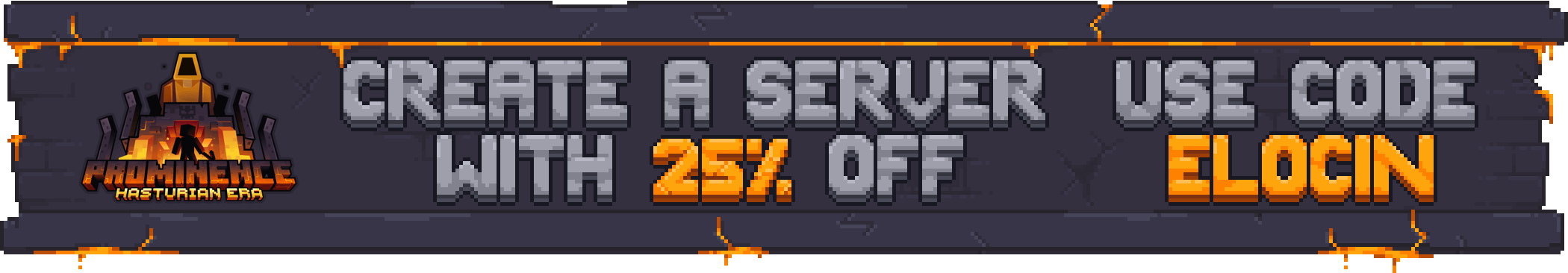 创建一个服务器，享受25%的折扣