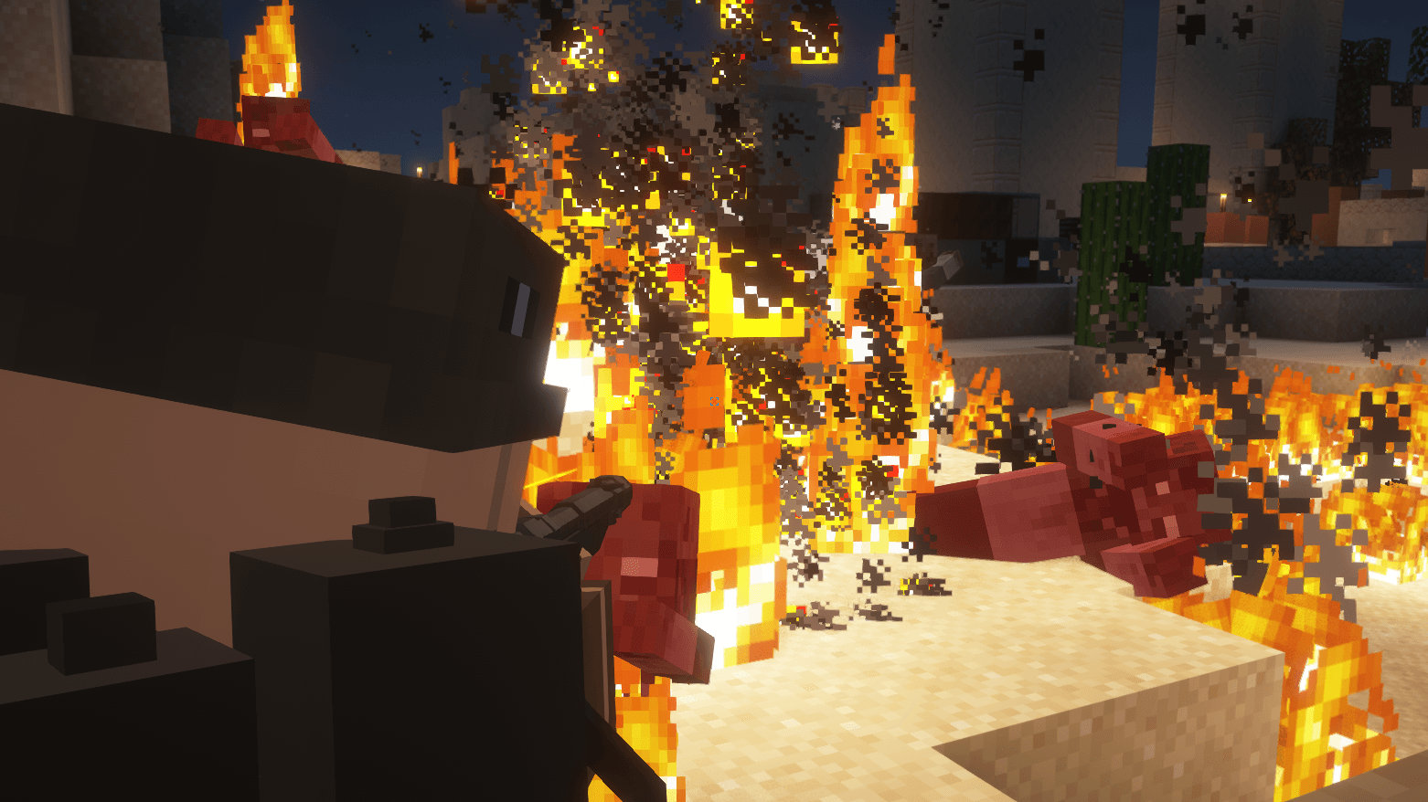 第三人称火焰喷射器