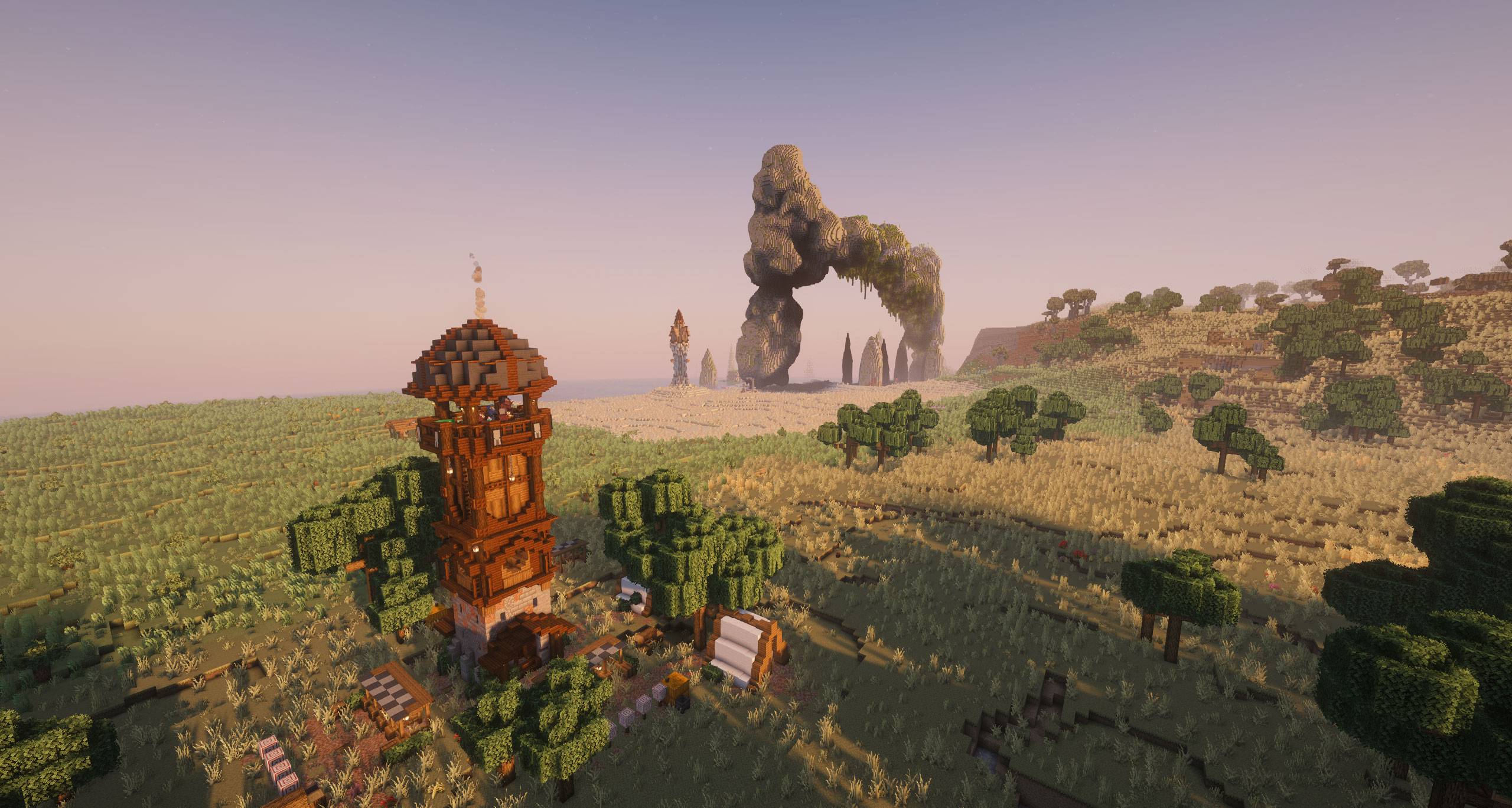 海洋附近的掠夺者营地\n