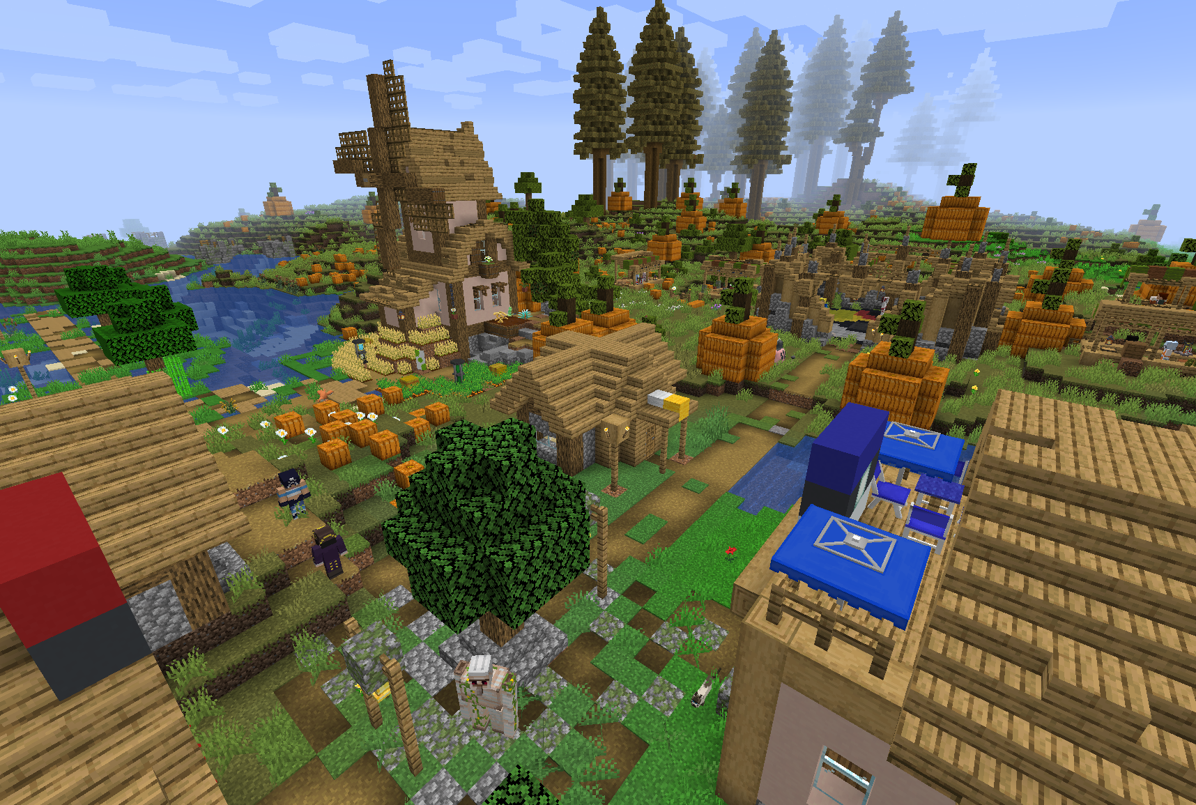 一个带有NPC的小型村庄