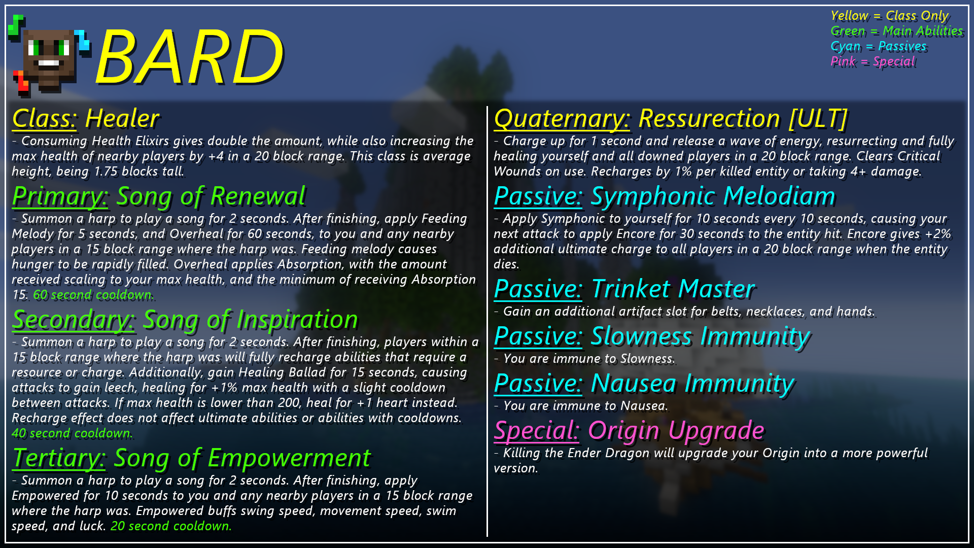 治疗者起源：吟游诗人