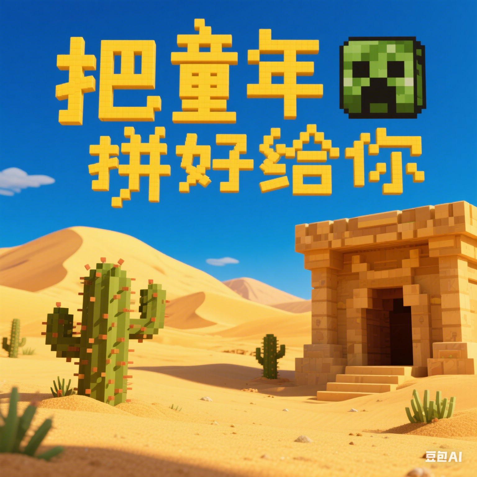 把童年拼好给你渲染图2