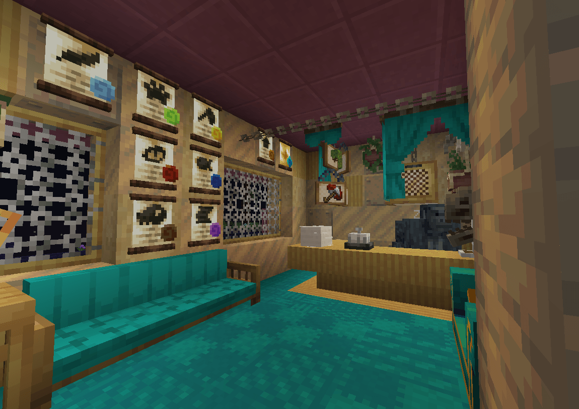 一个旅游办公室 - 展示你因圈养每种该动物而获得的证书