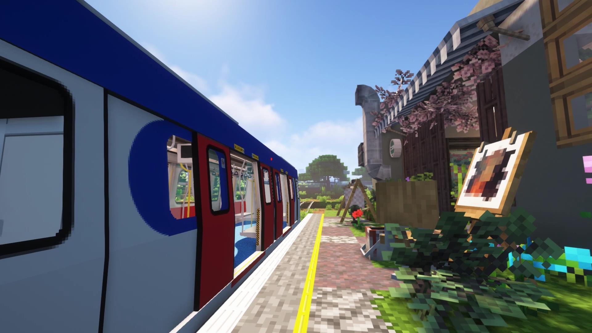 方块小镇与列车