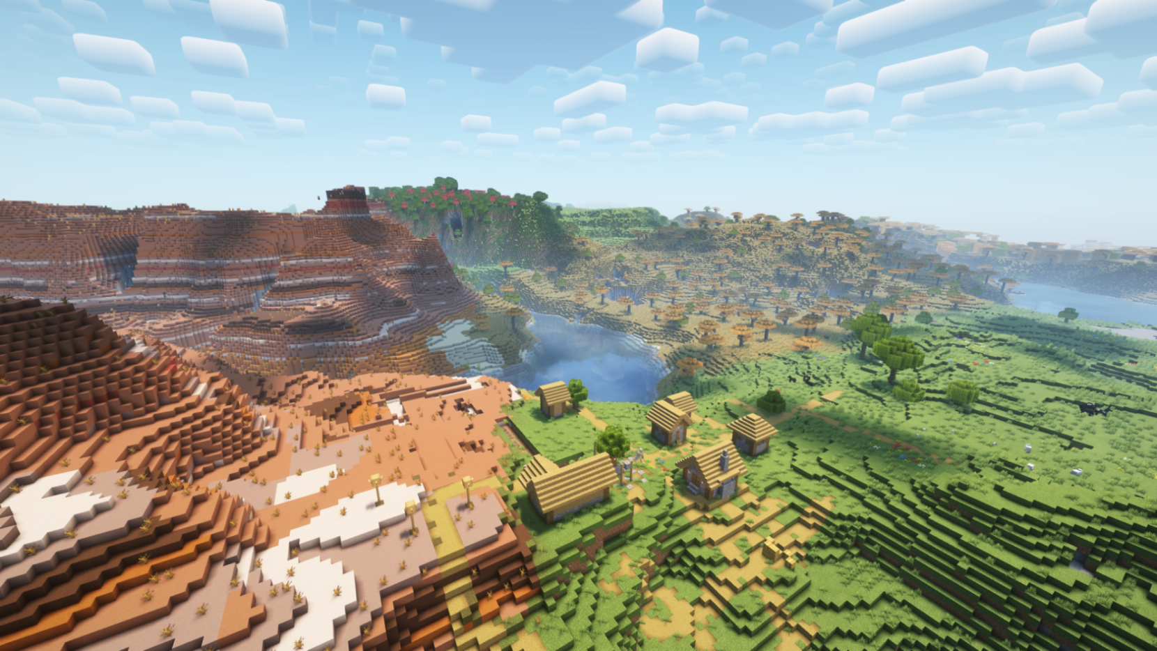 恶地&平原&森林&村庄