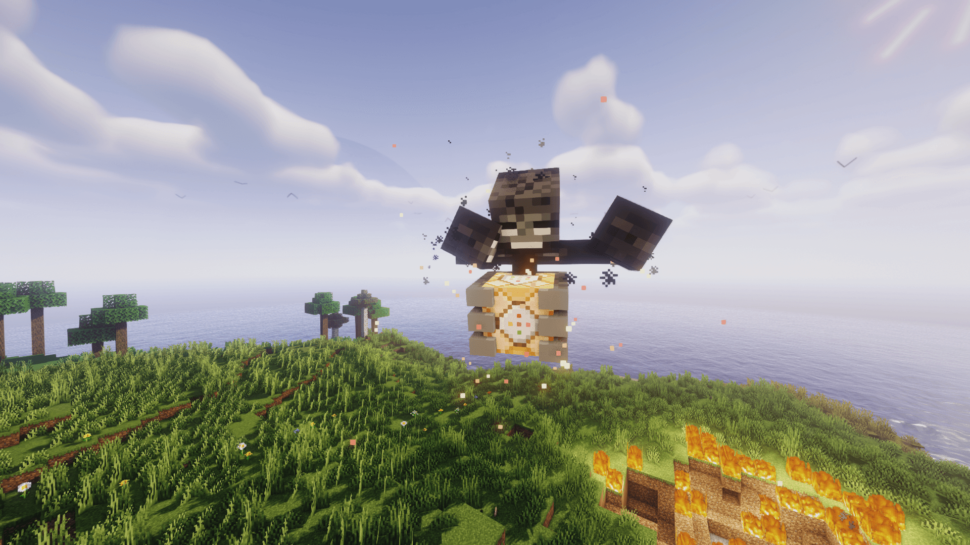 来自Cracker的凋灵风暴表现的电影级镜头。