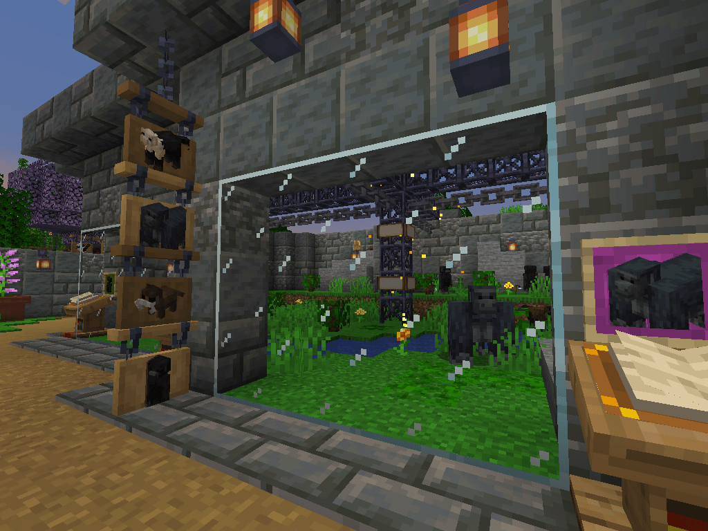 动物园中的猴子展区