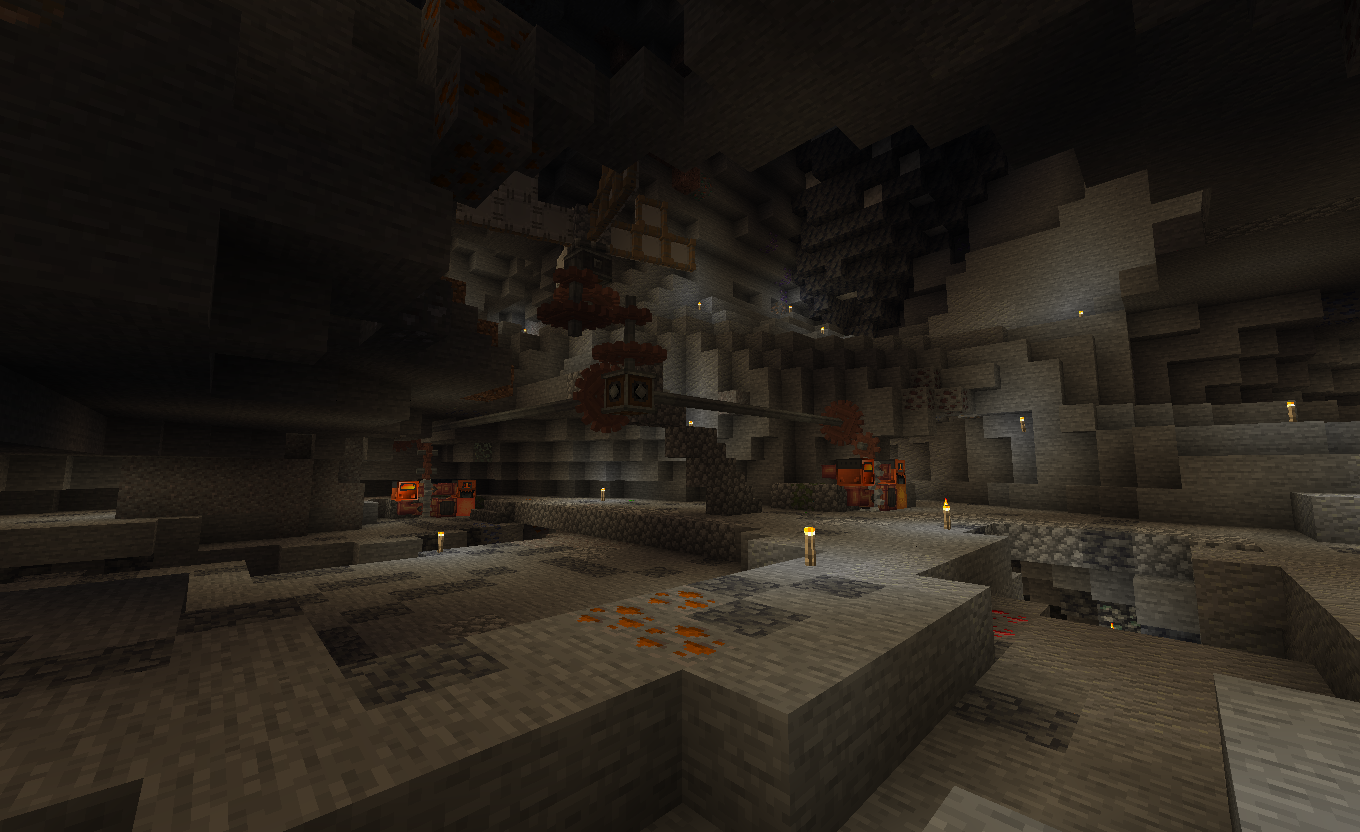 第一层级的铜矿和褐煤矿，它们恰好彼此相邻