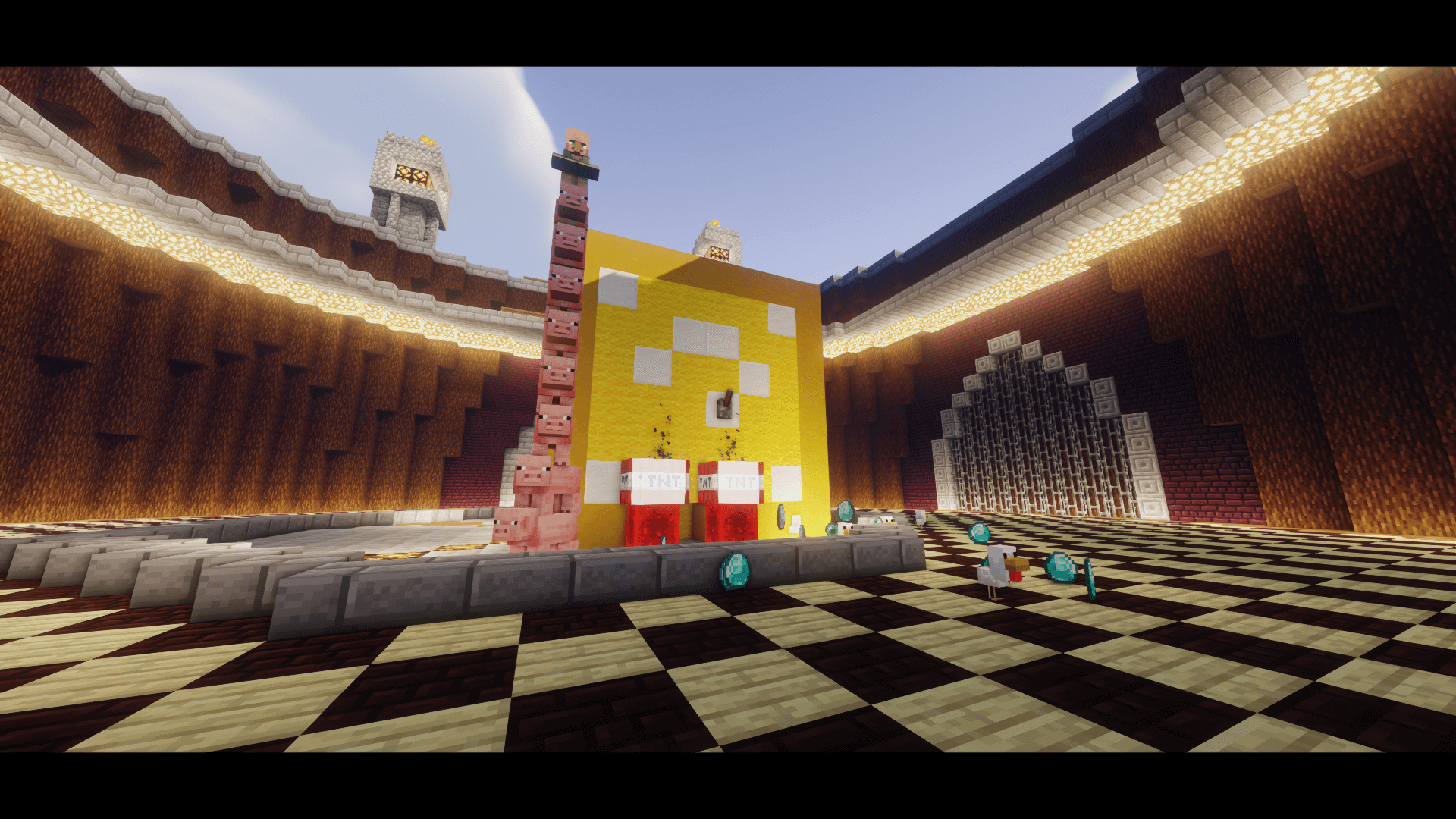 幸运方块挑战的电影级镜头