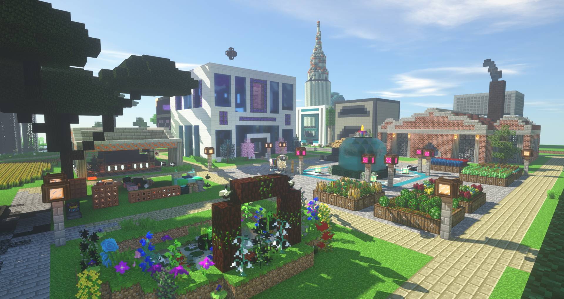 大量相互关联的模组