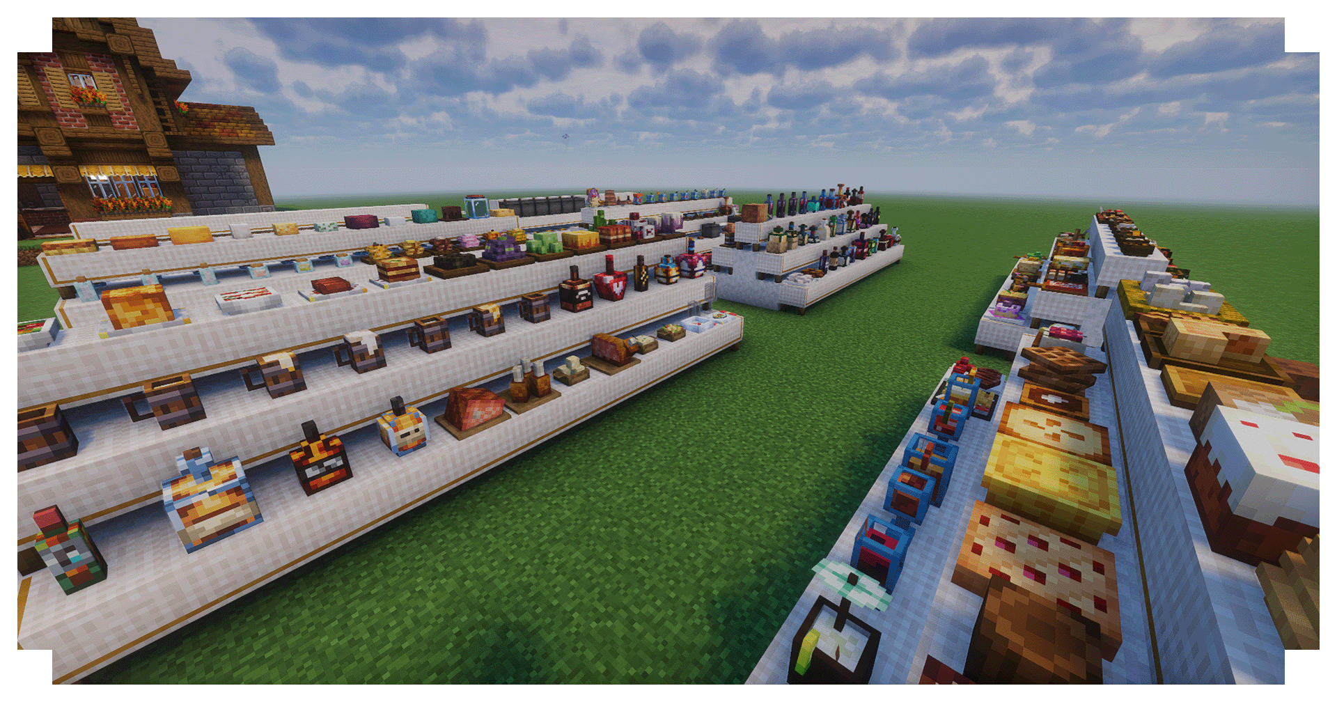 超多可放置食物