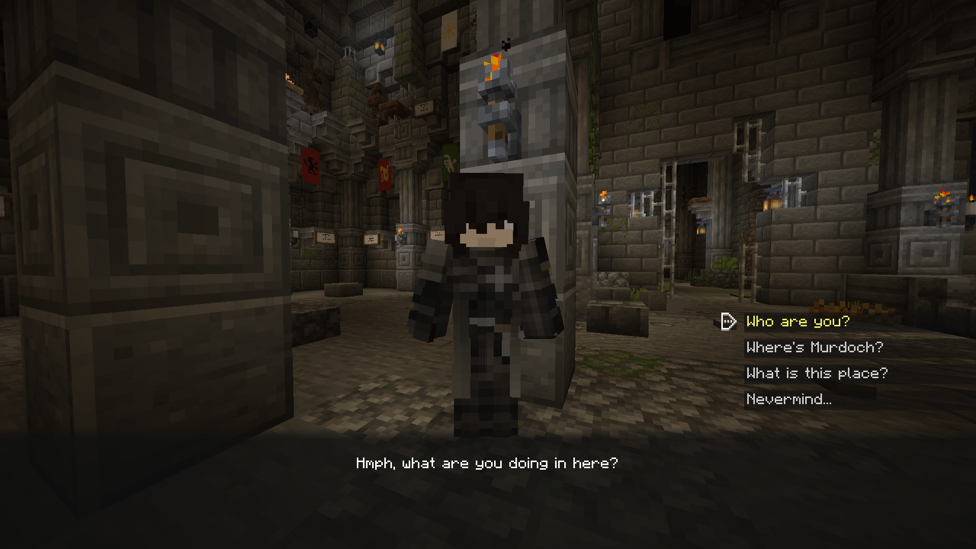 乌鸦阿伦，大厅中的非玩家角色