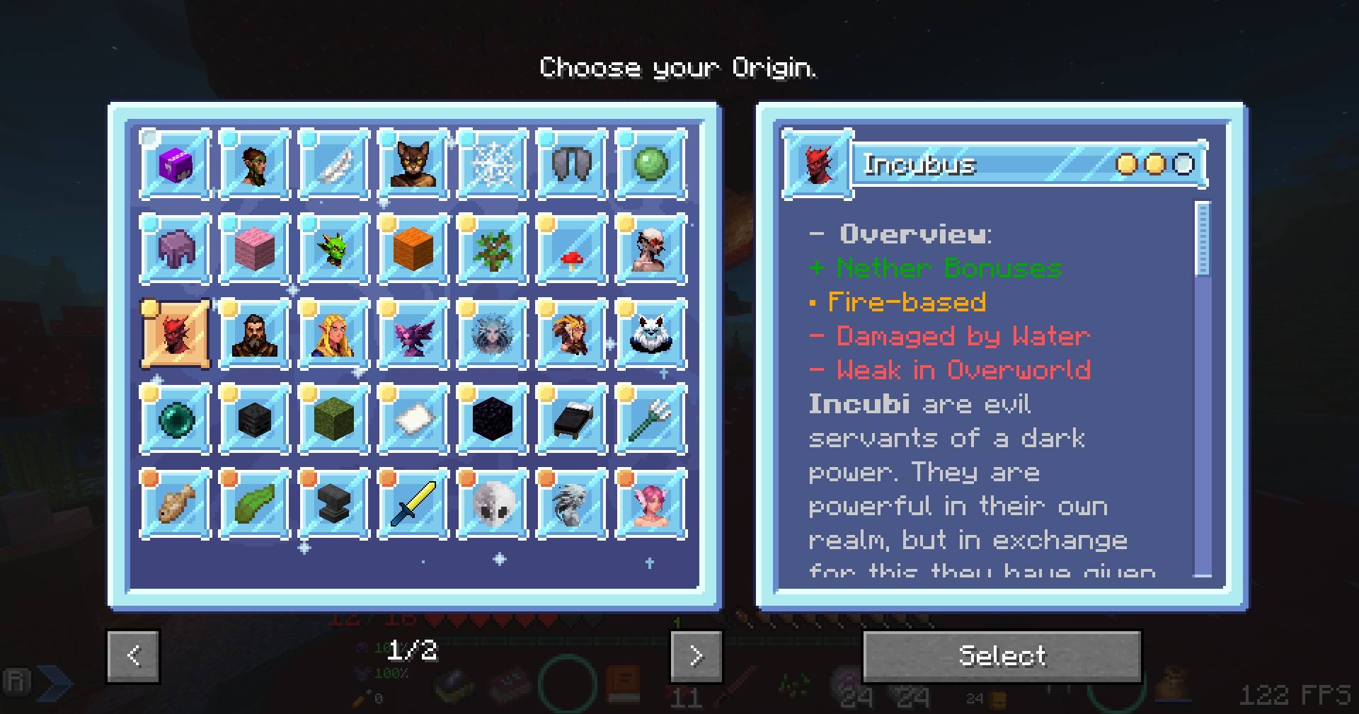 起源（种族与职业）