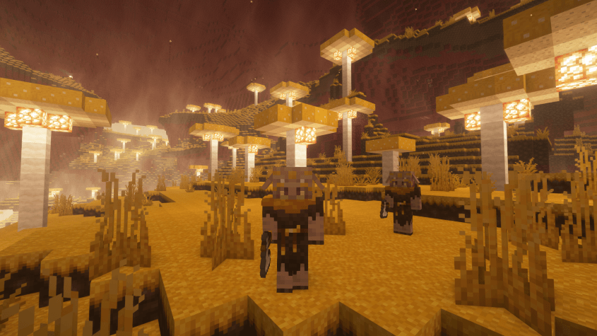 荧光下界真菌平原