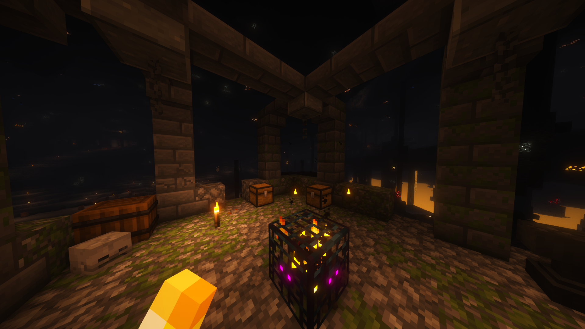 暴露的洞穴地牢