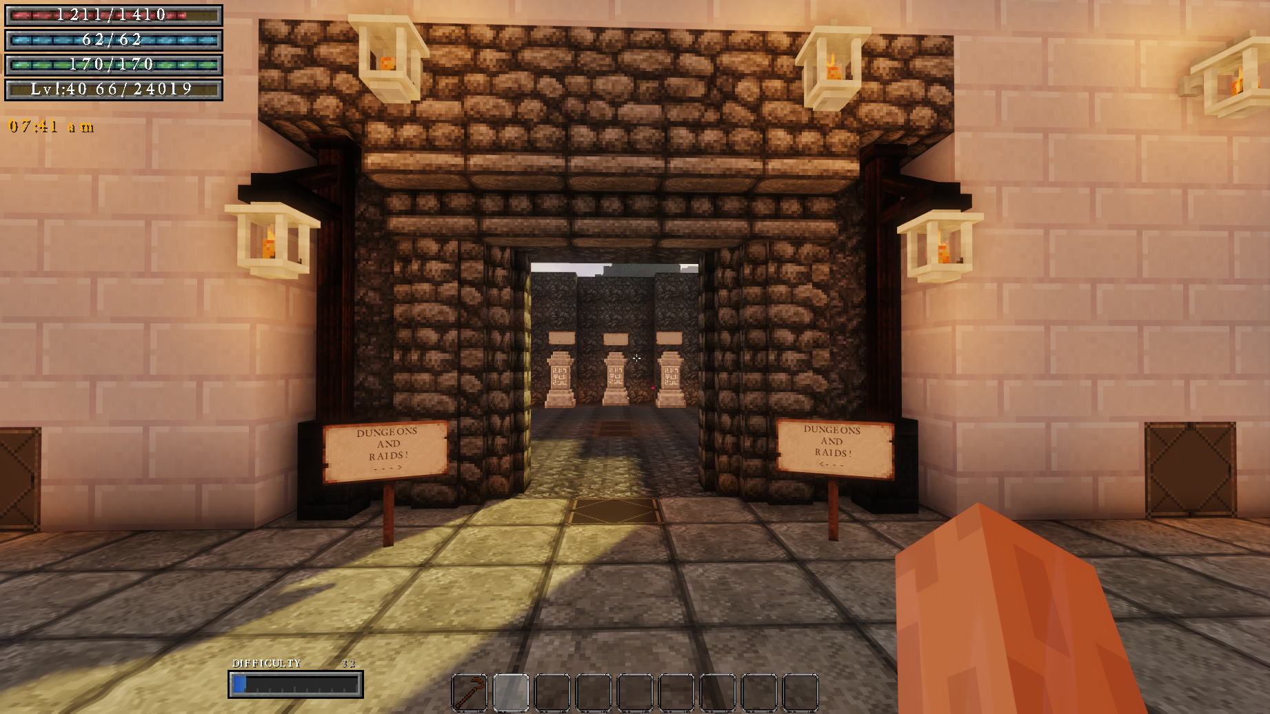 自定义地牢与袭击！