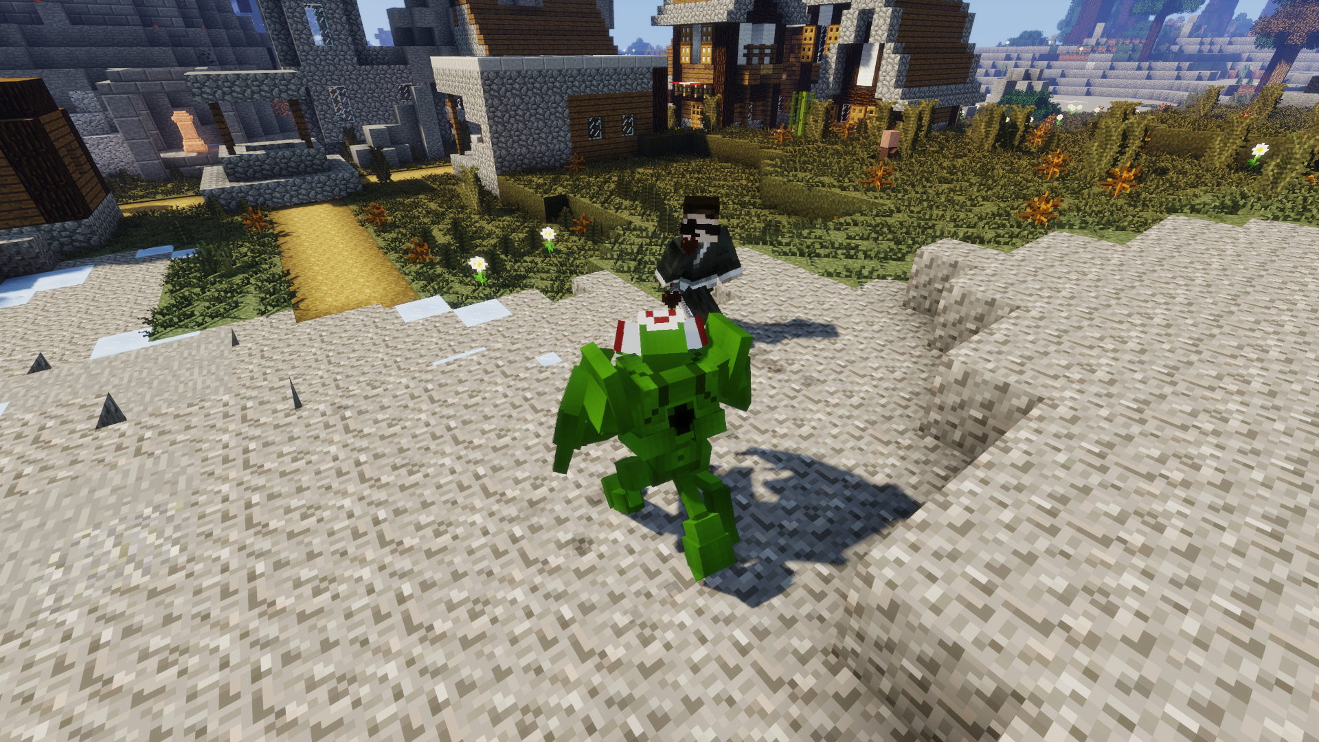 空心玩家与死神NPC战斗